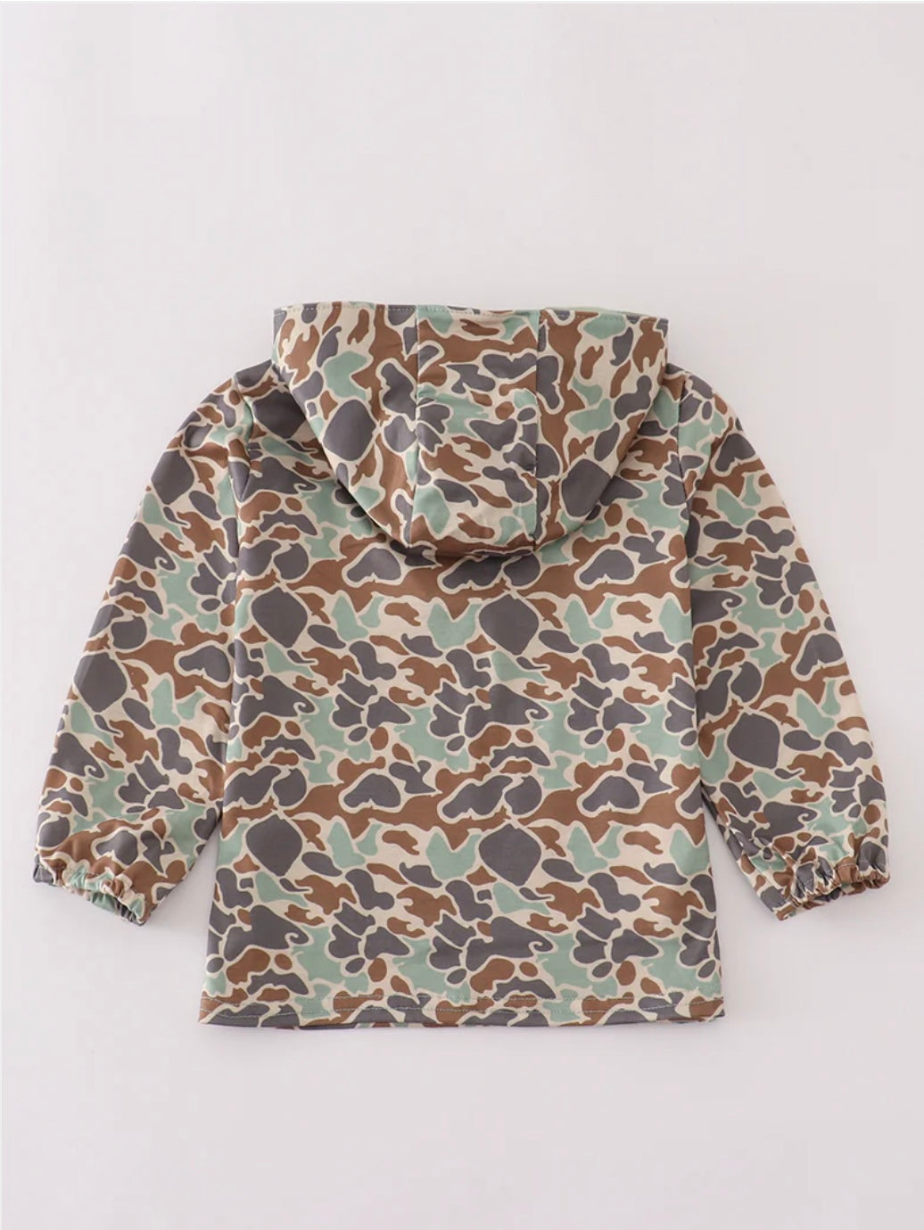 Camouflage Duck Embroidered Hoodie