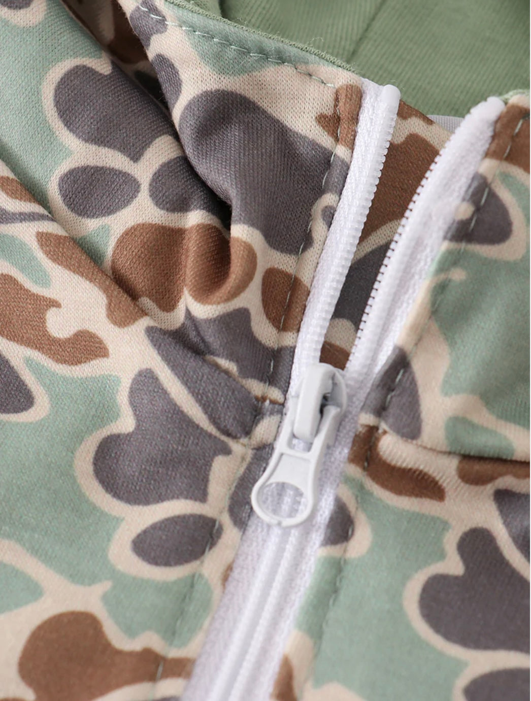 Camouflage Duck Embroidered Hoodie