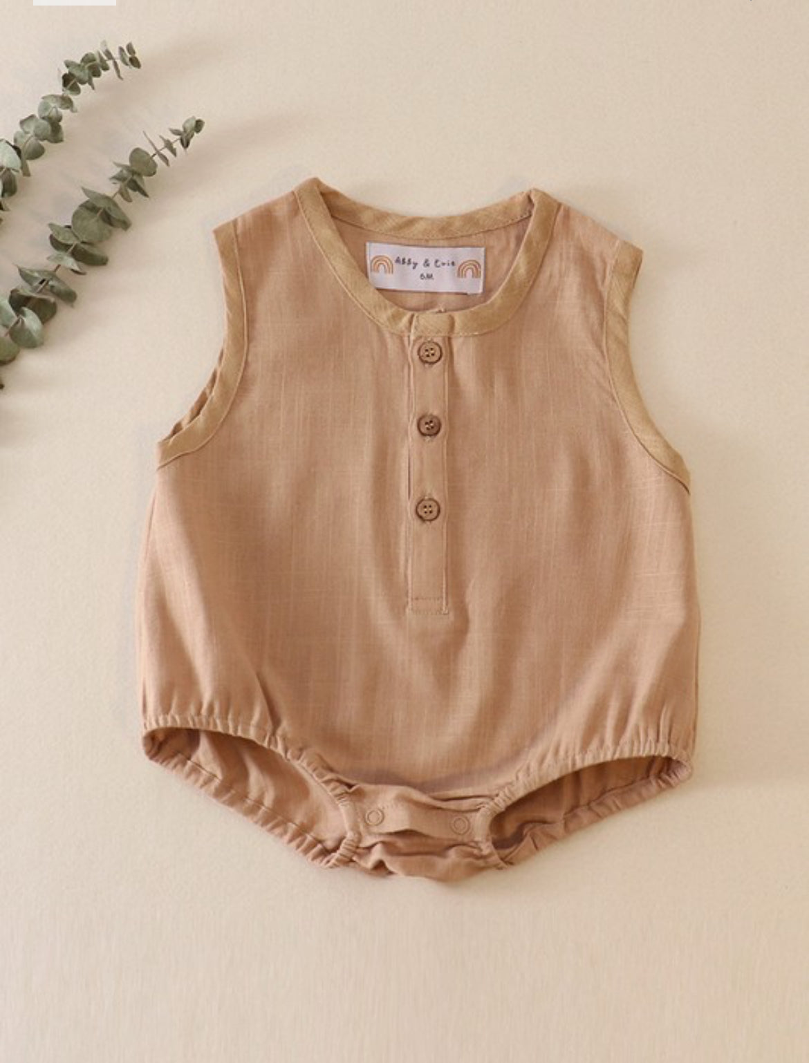 Khaki Button Down Bubble