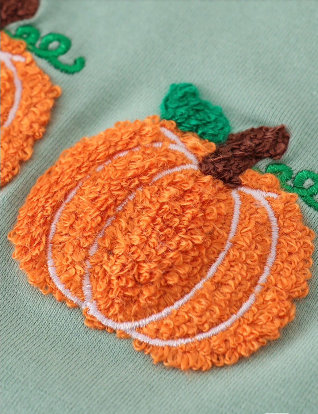 Sage Pumpkin Crew Neck Sweatshirt