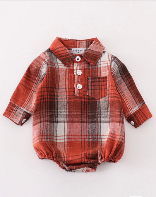 Plaid Button Down Bubble
